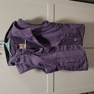 XS Carhart sherpa lined vest